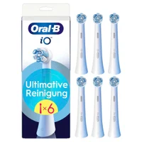 Oral-B iO Ultimative Reinigung, Original Aufsteckbürsten, Weiß, 6 Stück