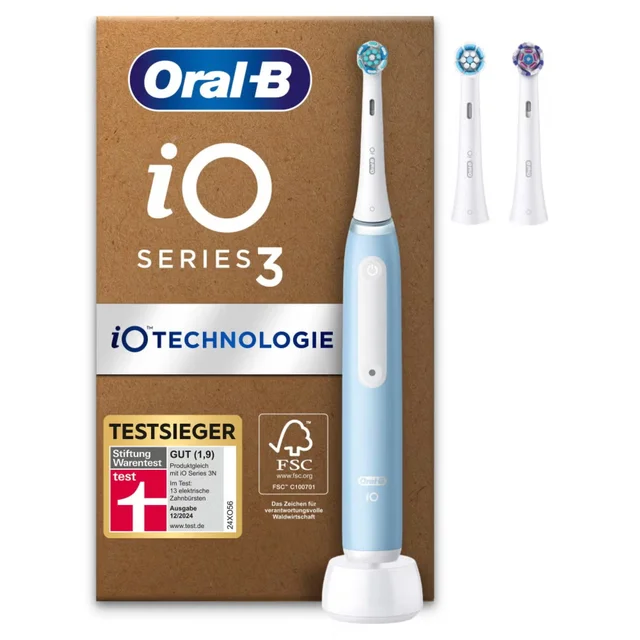 Oral-B iO Series 3 Light Blue, recycelbare Verpackung