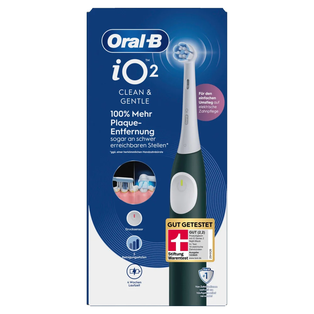 Oral-B iO Series 2 Elektrische Zahnbürste, Forest Green Bild 1