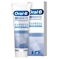 Oral-B 3D White Professional Express Whitening Zahnpasta, Kühle Minze, 75ml