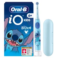 Oral-B iO Kids 6+ Stitch Elektrische Zahnbürste inkl. 1 Aufsteckbürste, 1 Reise-Etui, TESTSIEGER (2,0) bei STIFTUNG WARENTEST