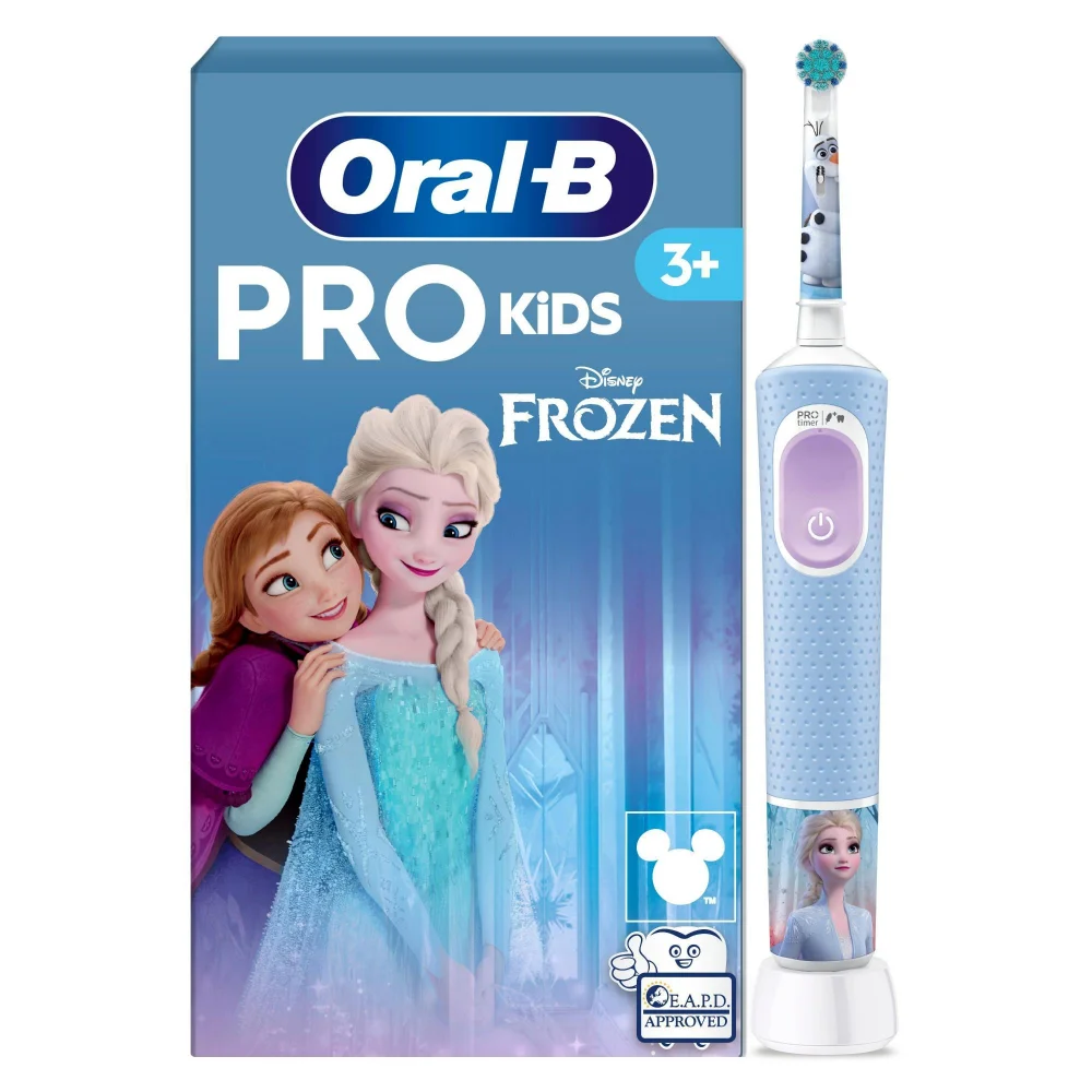 Oral-B Pro Kids Frozen Elektrische Zahnbürste, Blau/Lila Bild 1