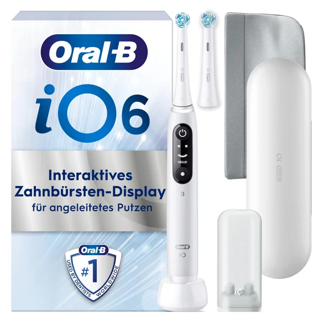 Oral-B iO Series 6 Elektrische Zahnbürste, White