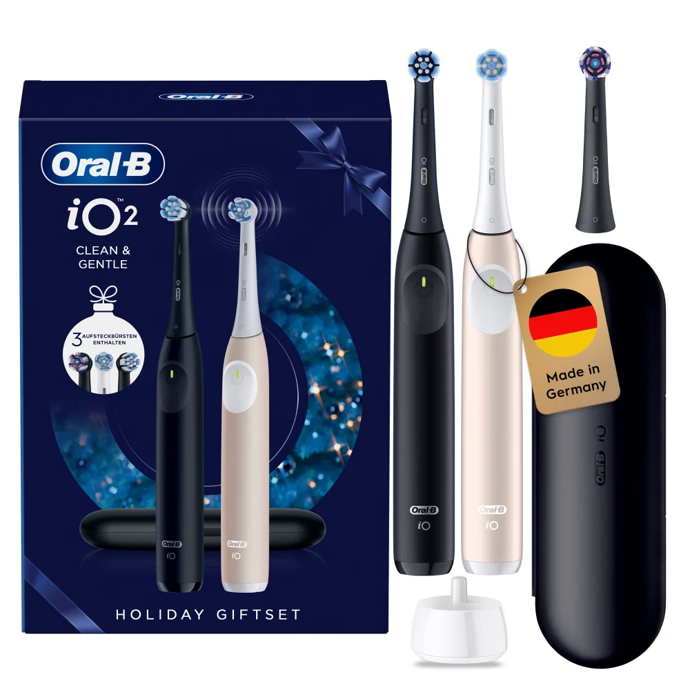 Oral-B iO Series 2 Night Black/Calm Pink mit 2. Handstück Geschenk Edition Bild 1