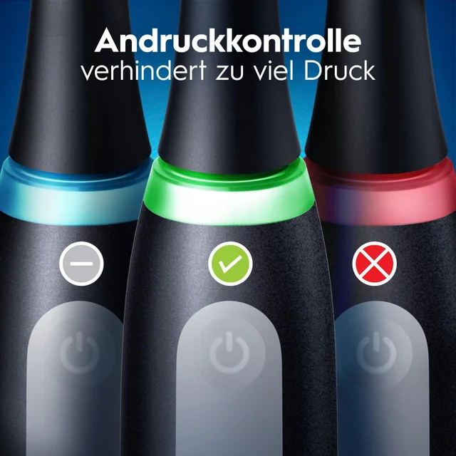 Oral-B iO 3 Elektrische Zahnbürste, Duopack, Matt Black & Blush Pink SIOC