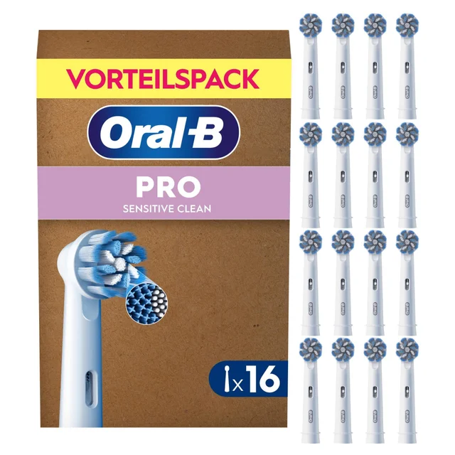 Oral-B Pro Sensitive Clean Aufsteckbürsten 16 Stück