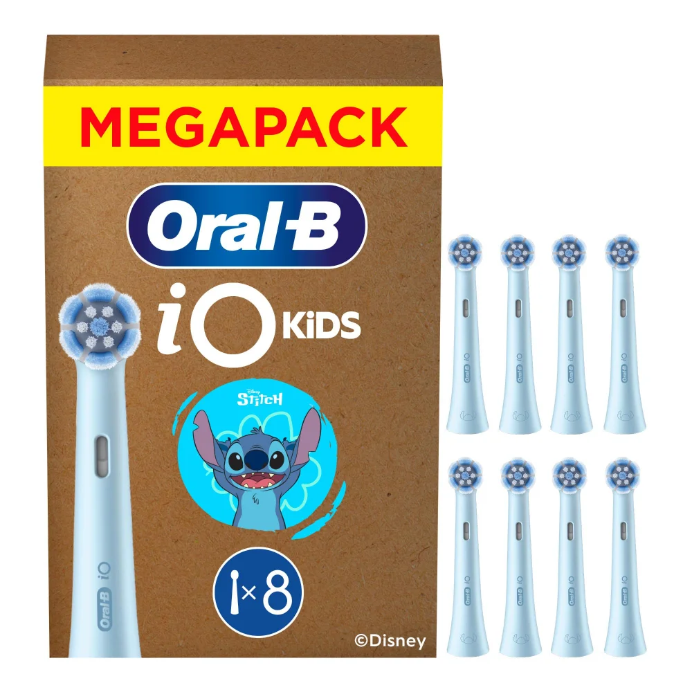 Oral-B iO Kids 6+ Disney Stitch Aufsteckbürsten, 8 Stück Bild 1
