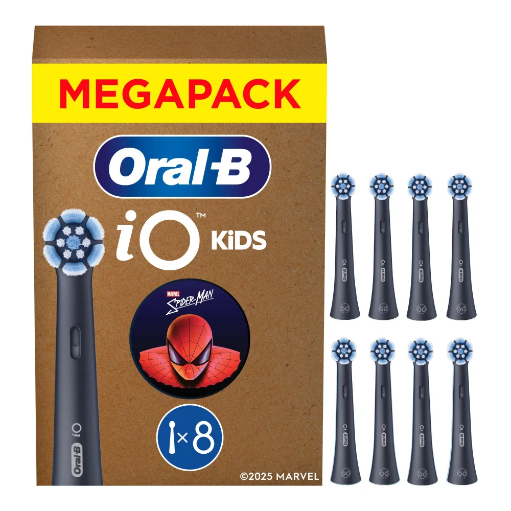 Oral-B iO Kids 6+ Disney Spiderman Aufsteckbürsten, 8 Stück Bild 1