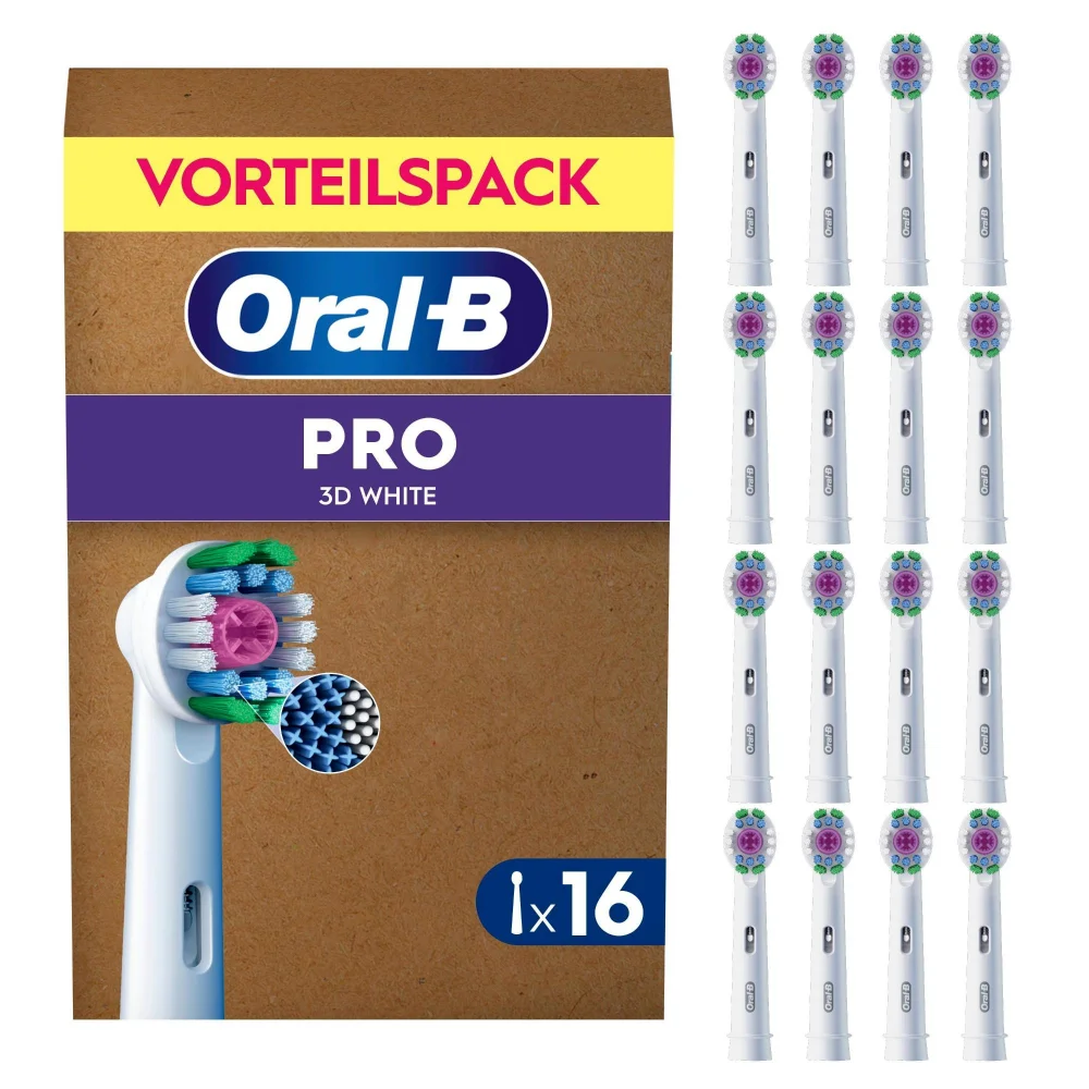 Oral-B Pro 3DWhite Aufsteckbürsten 16 Stück Bild 1