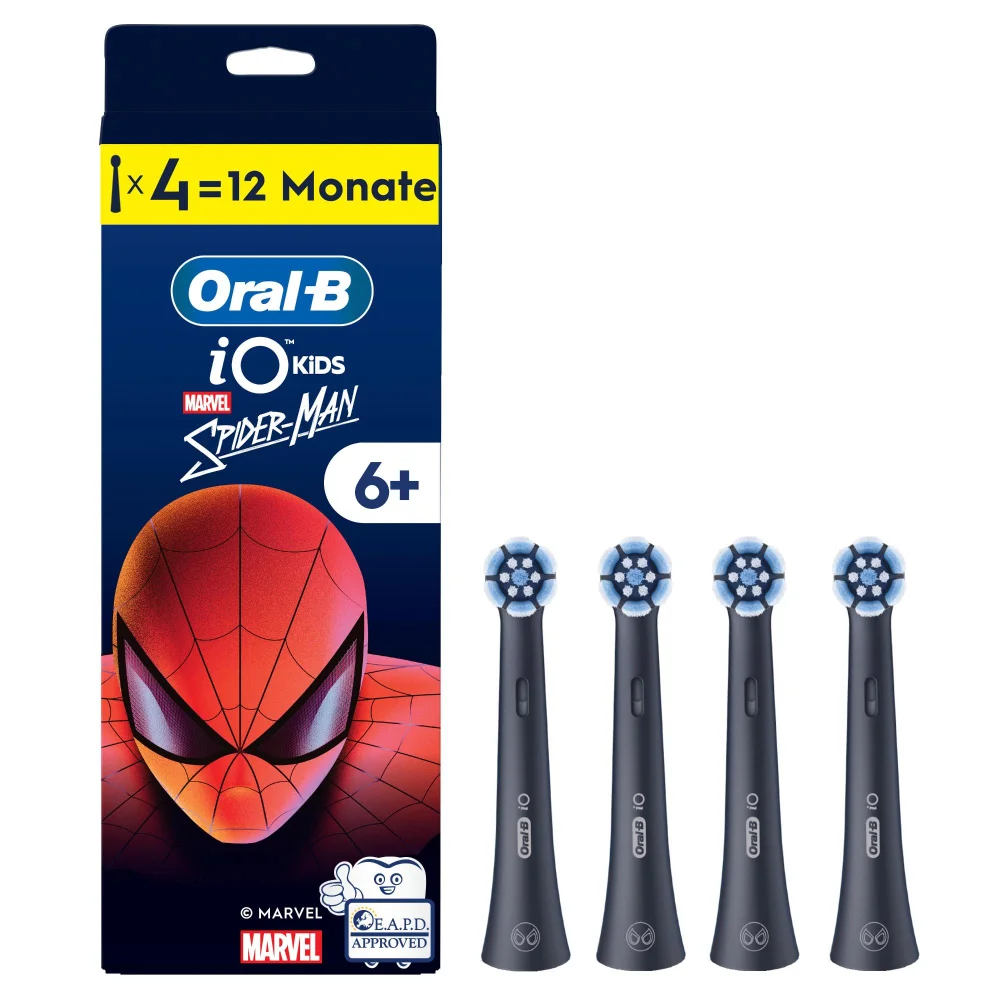 Oral-B iO Kids 6+ Disney Spiderman Aufsteckbürsten, 4 Stück Bild 1