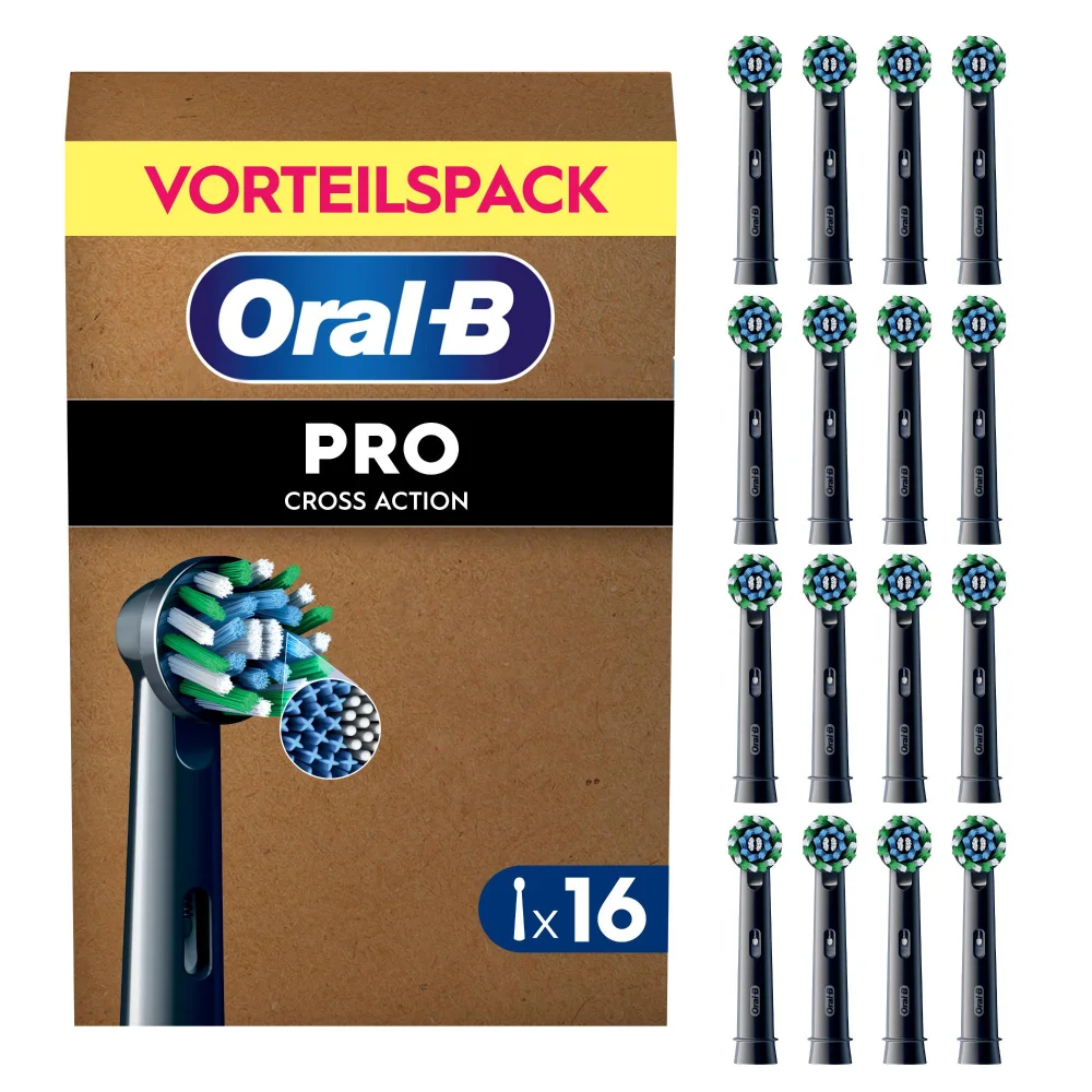 Oral-B Pro Cross Action Aufsteckbürsten 16 Stück Bild 1
