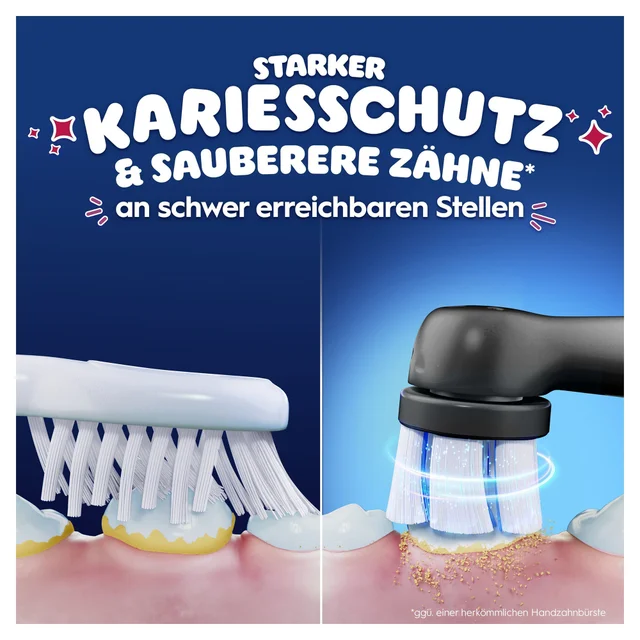Oral-B iO Kids 6+ mit Reiseetui Spiderman + 8 iO Kids Aufsteckbürsten Spiderman + 2 Interdentale Reinigung Aufsteckbürsten