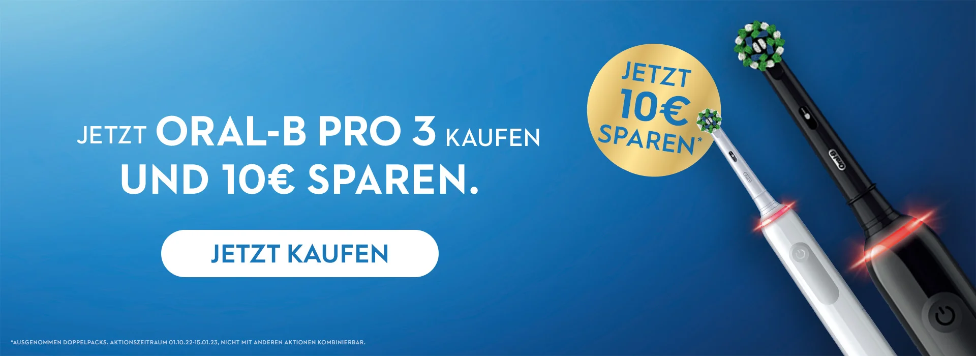 Jetzt oral-b pro 3 kaufen und £10 sparen