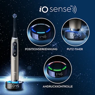 Oral-B iO Sense mit Positionserkennung, Putz-Timer und Andruckkontrolle