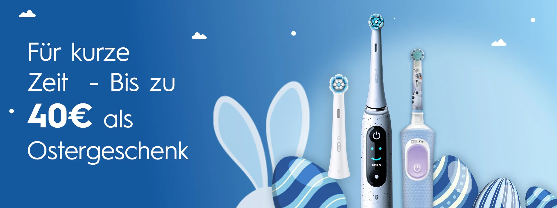 Oral-B DE Valentines Landing Page Banner