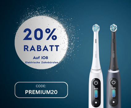 20% Rabatt auf iO8 mit dem Code premium20