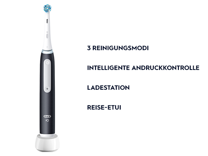 Oral-B iO3 Zahnbürste mit den Funktionen