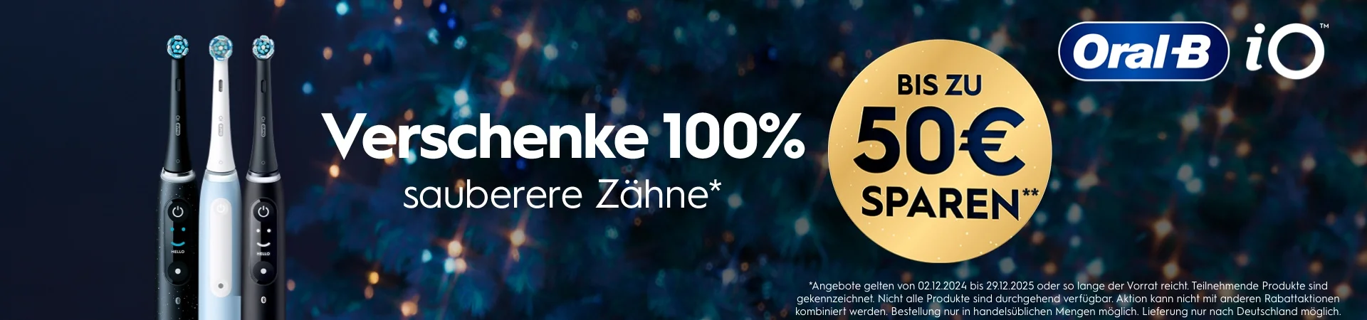 ORAL-B ADVENTSKALENDER - Jeden Tag exklusive Weihnachtsangebote