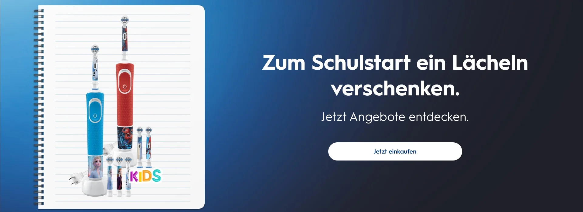 Zum Schulstart ein Lacheln verschenken.