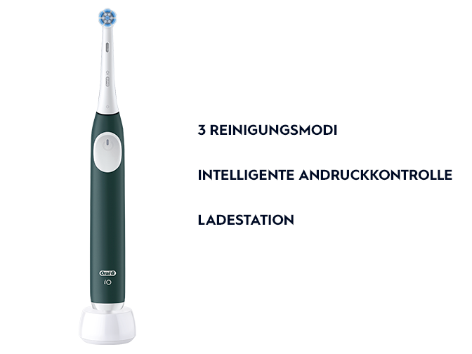 Oral-B iO2 Zahnbürste mit den Funktionen