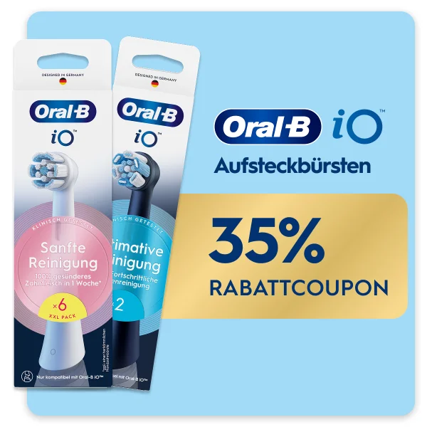 Oral-B iO Aufsteckbursten - 35% Rabattcoupon