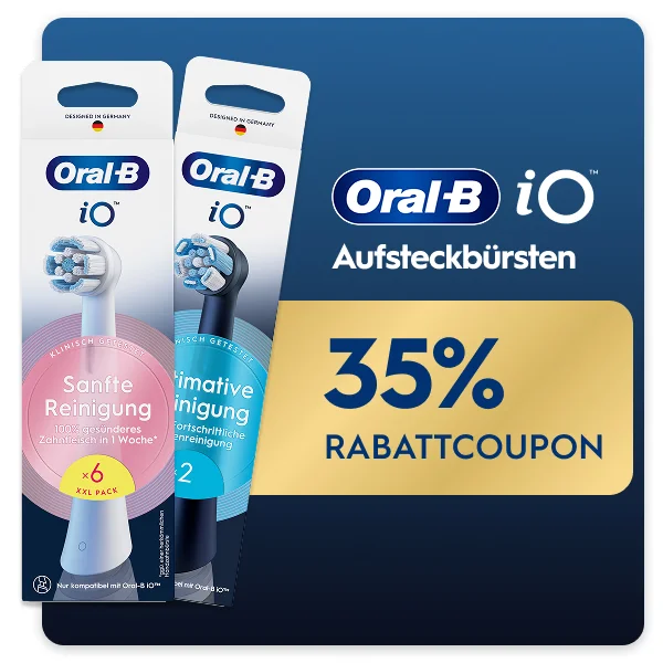 Oral-B iO Aufsteckbursten - 35% Rabattcoupon