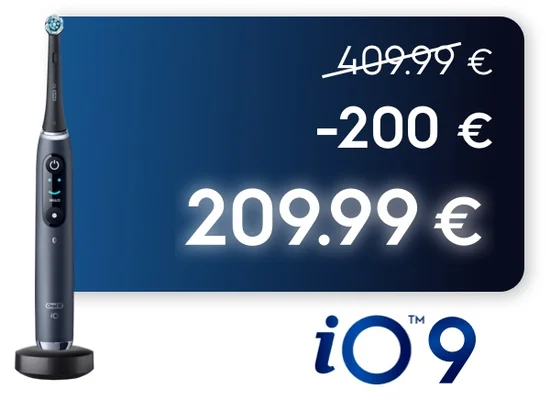 200 EUR Rabatt auf iO9 – Preis nach Code: 209.99 EUR
